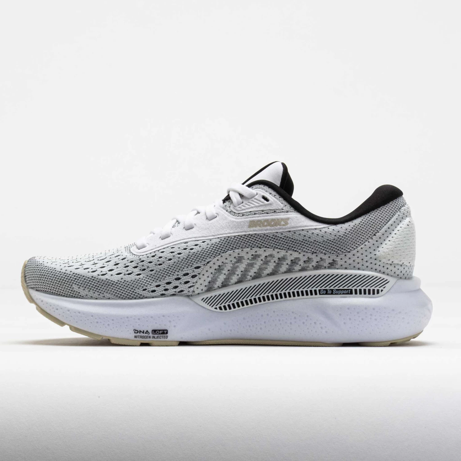 Brooks Adrenaline GTS 24 Men's White/Black/Pelican - Image 2