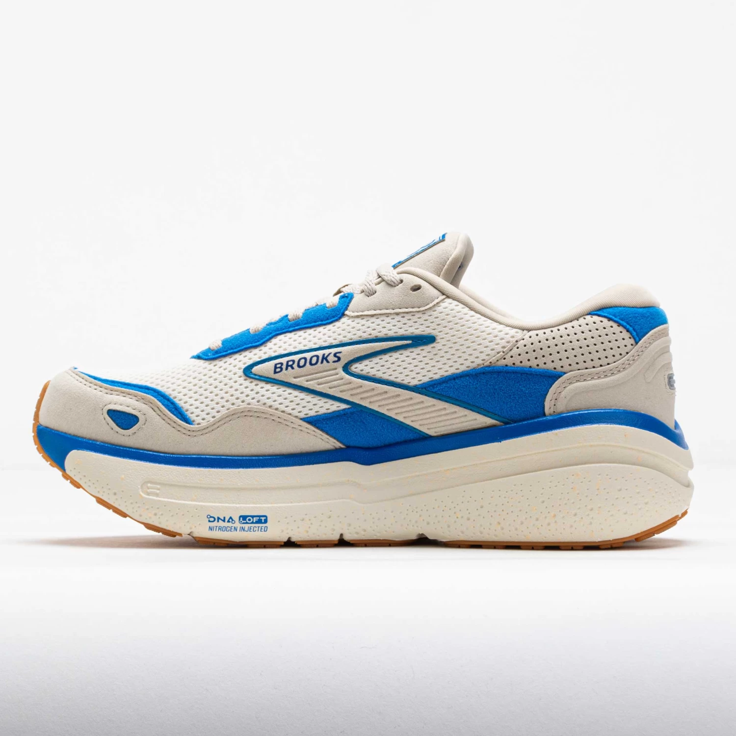 Brooks Ghost Max SE Men's Silver Lining/Blue/Surf The Web - Image 2