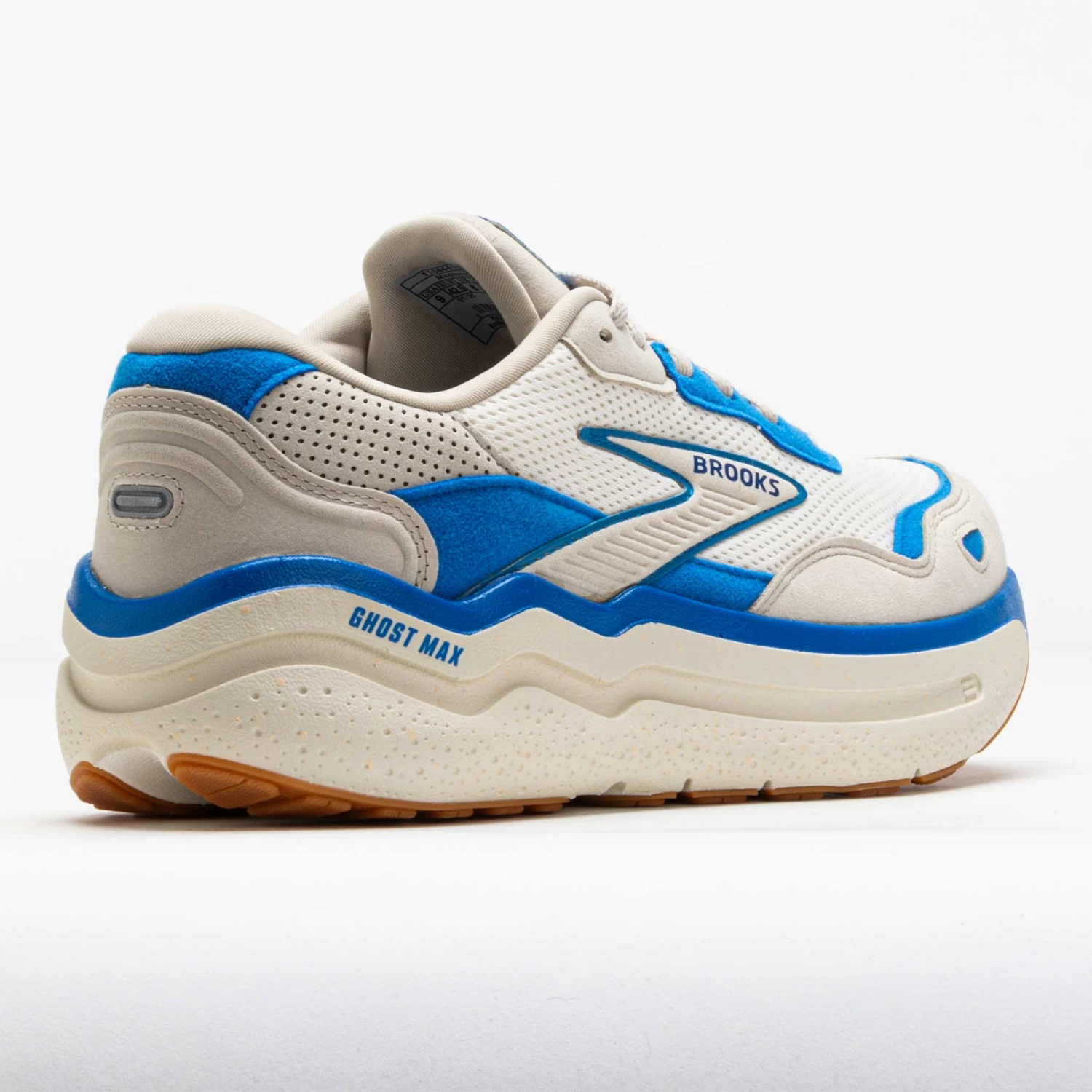 Brooks Ghost Max SE Men's Silver Lining/Blue/Surf The Web - Image 6