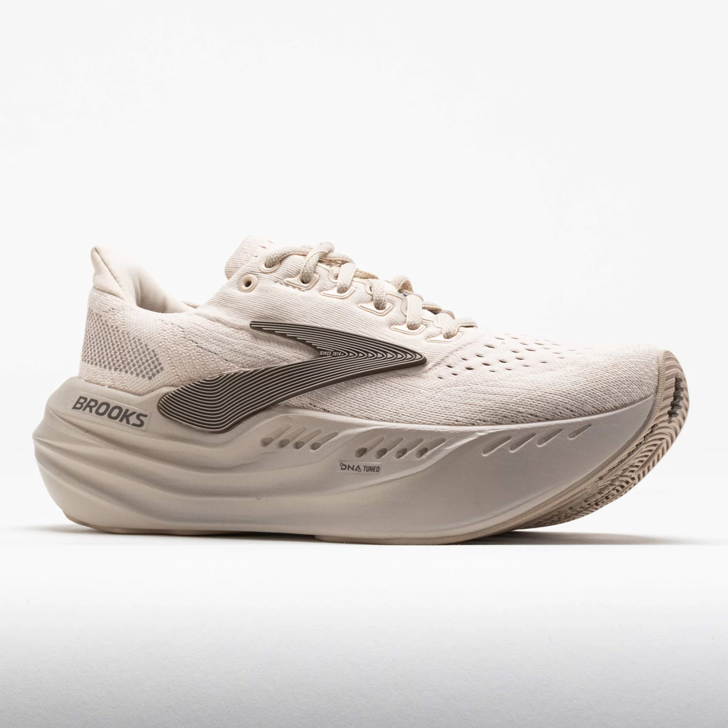 Brooks Glycerin Max Women's Almond Peach/London Fog/White - Image 5