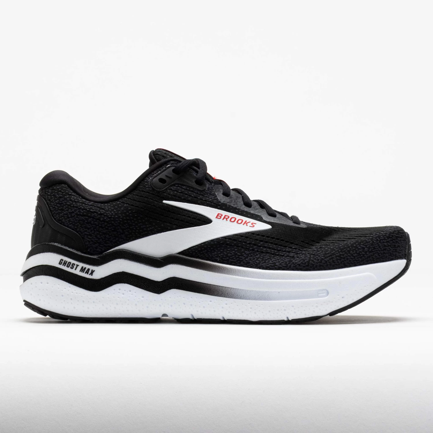 Brooks Ghost Max 2 Men's Black/White/Fiery Red