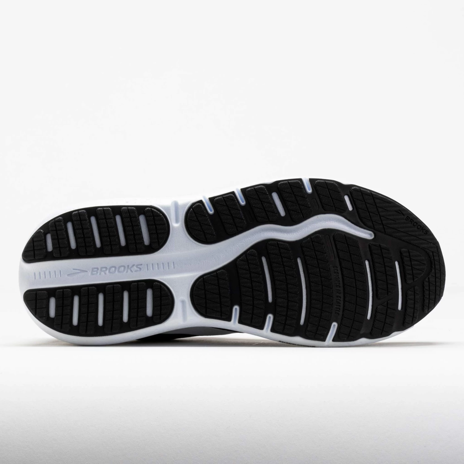 Brooks Ghost Max 2 Men's Black/White/Fiery Red - Image 4