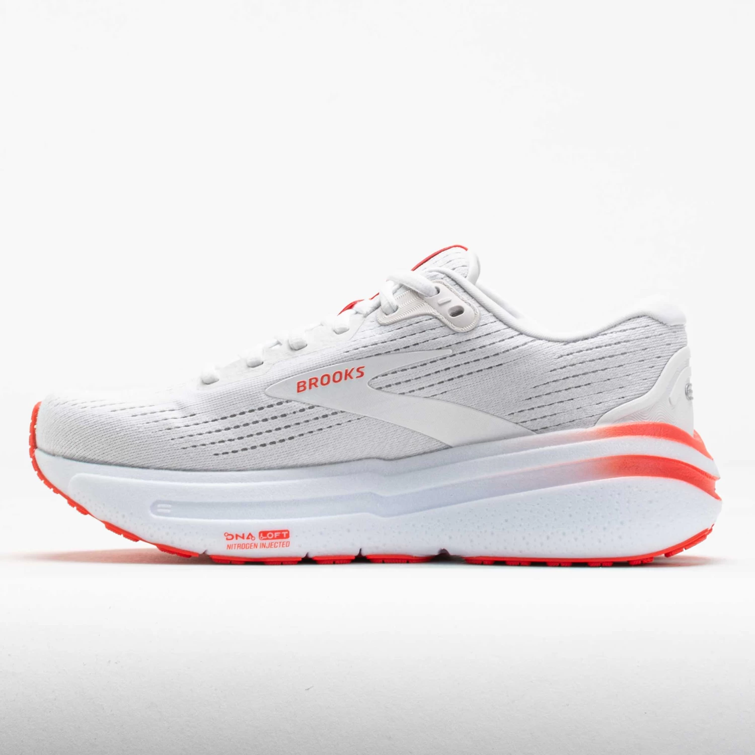 Brooks Ghost Max 2 Women's White/Hot Coral - Image 2