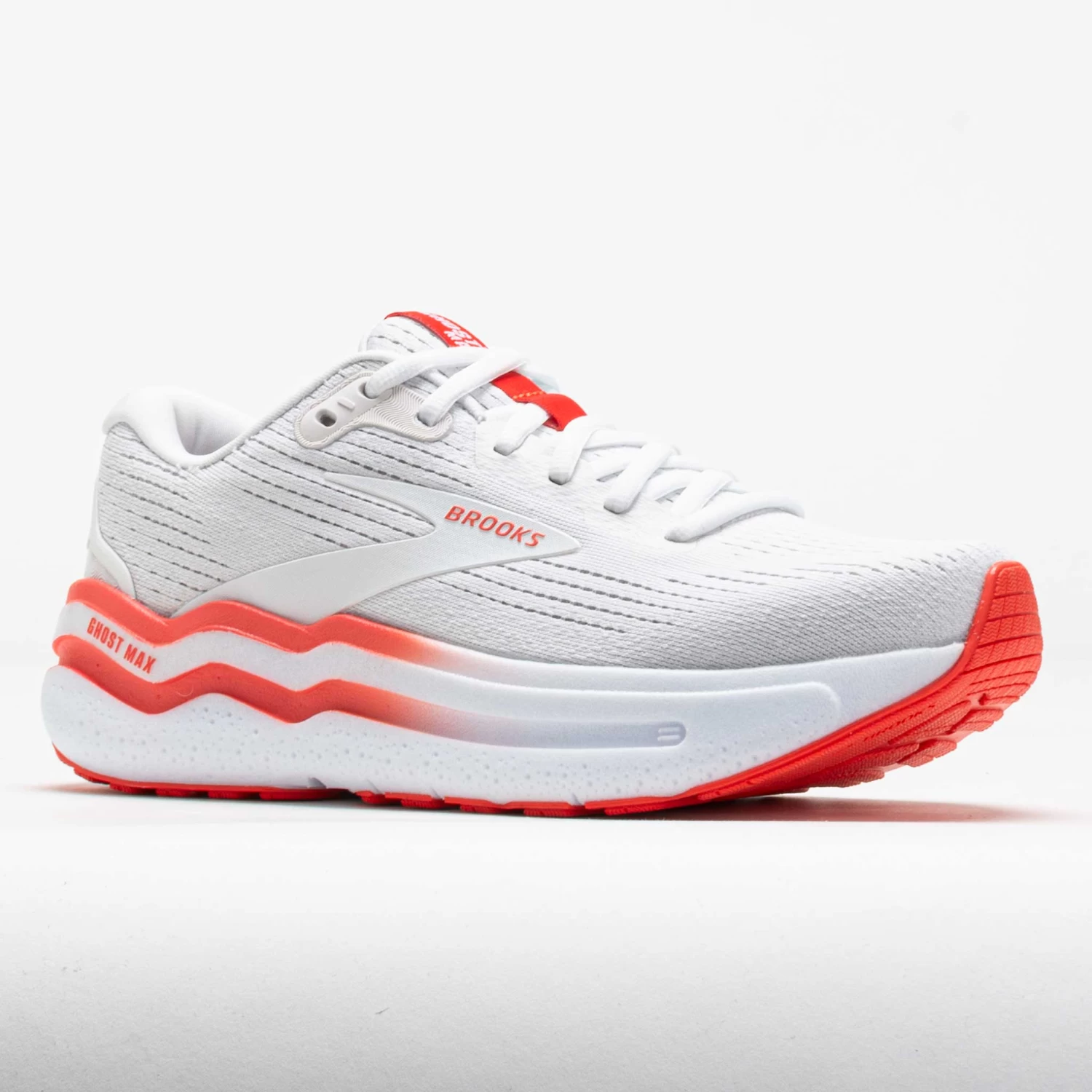 Brooks Ghost Max 2 Women's White/Hot Coral - Image 5