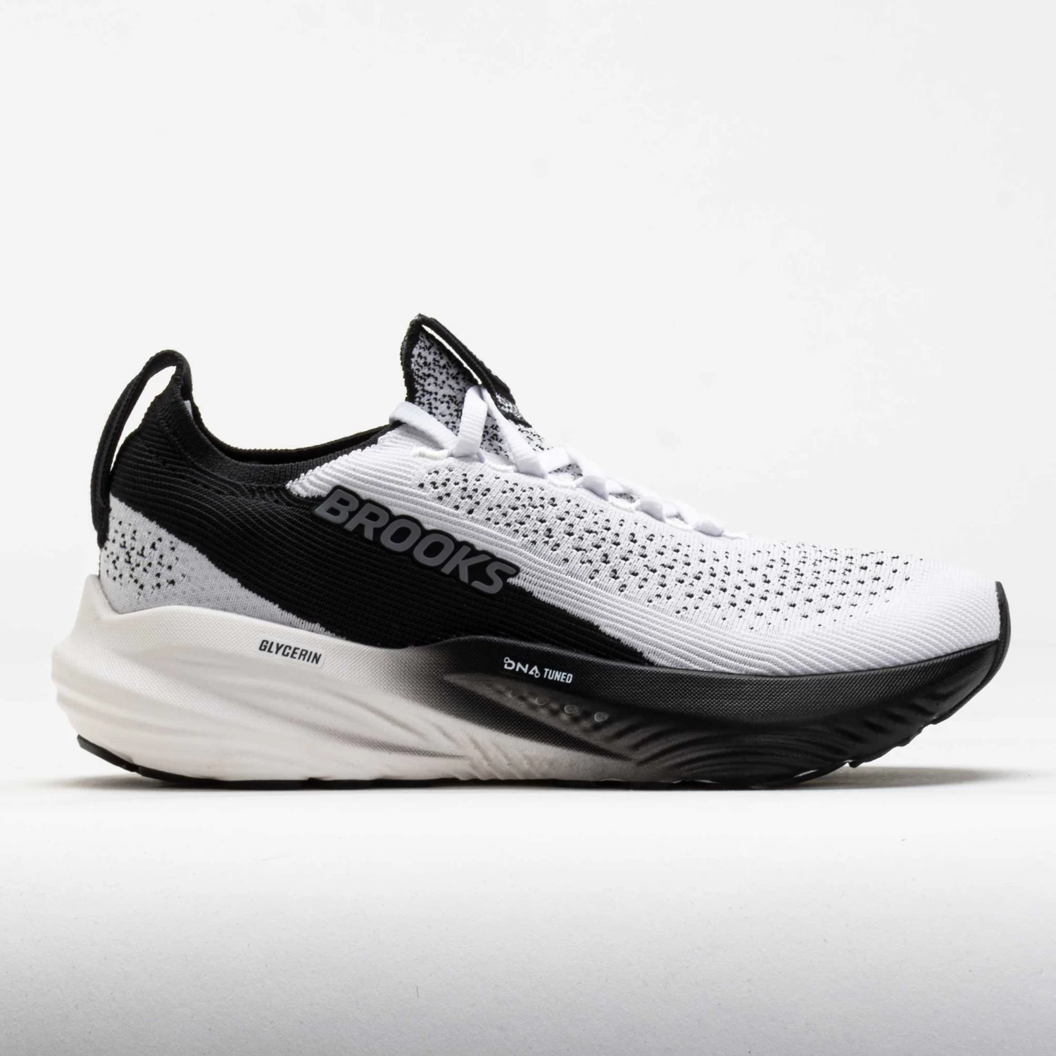 Brooks Glycerin StealthFit 22 Men's White/Grey/Black