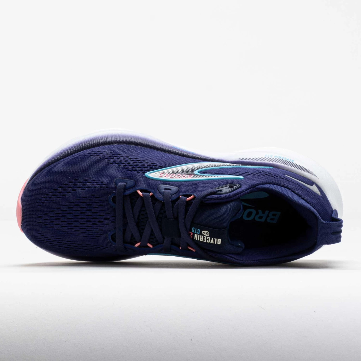 Brooks Glycerin GTS 22 Women's Blue Ribbon/Peacoat/Dianthus - Image 3