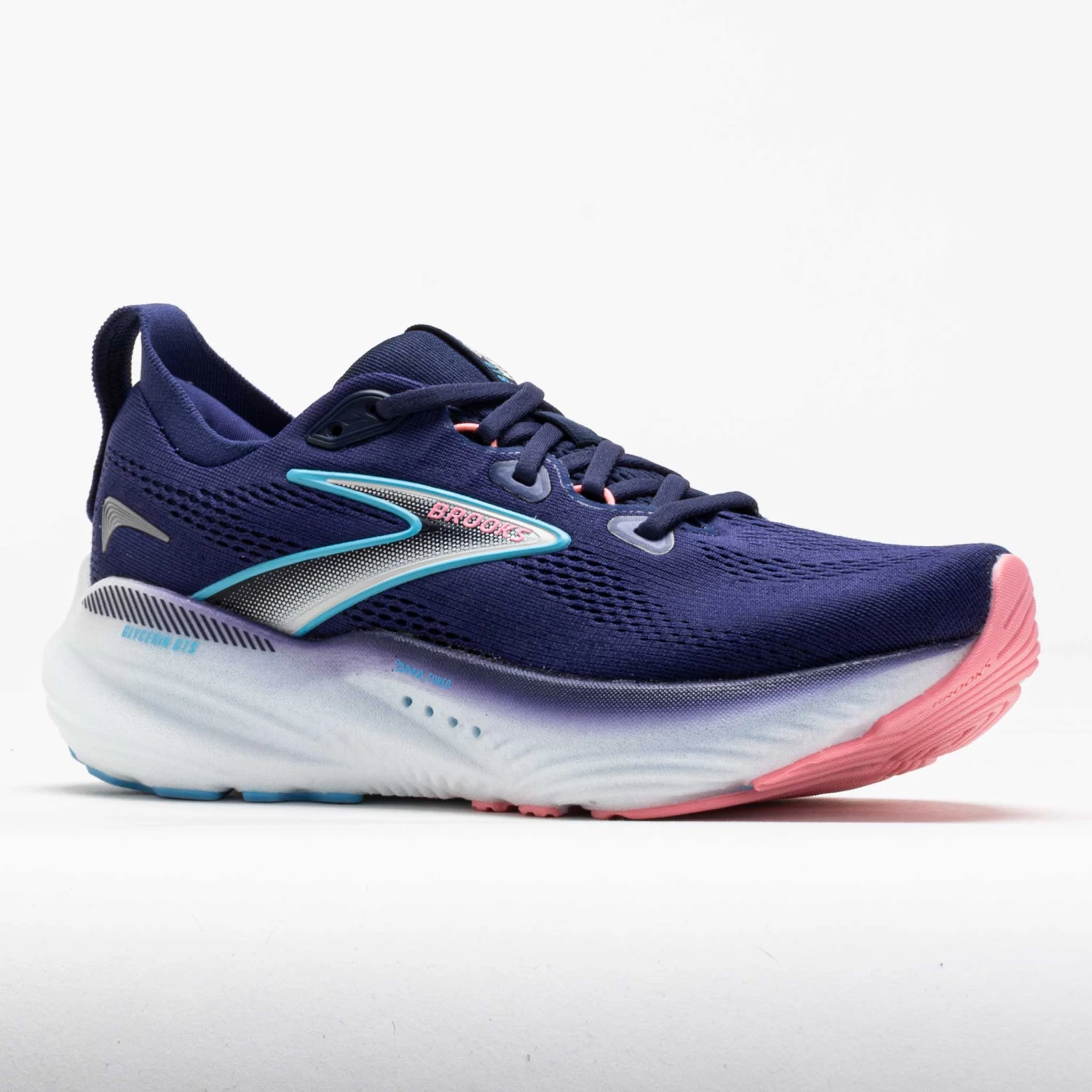 Brooks Glycerin GTS 22 Women's Blue Ribbon/Peacoat/Dianthus - Image 5