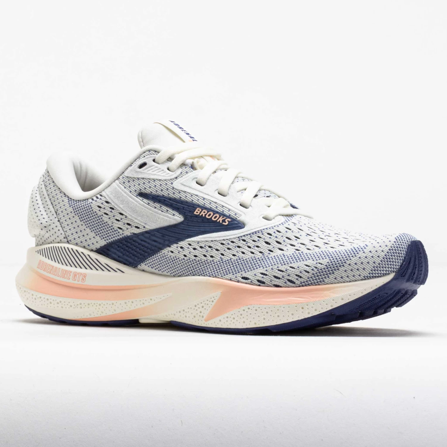 Brooks Adrenaline GTS 24 Women's Grey/Blue Ribbon/Peach - Image 5