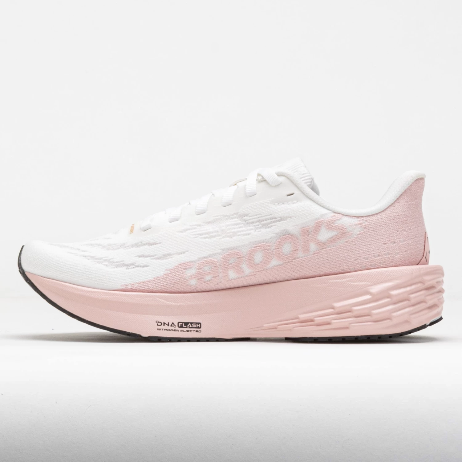 Brooks Launch 11 Women's White/Gold/Pink - Image 2