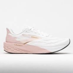 Brooks Launch 11 Women's White/Gold/Pink