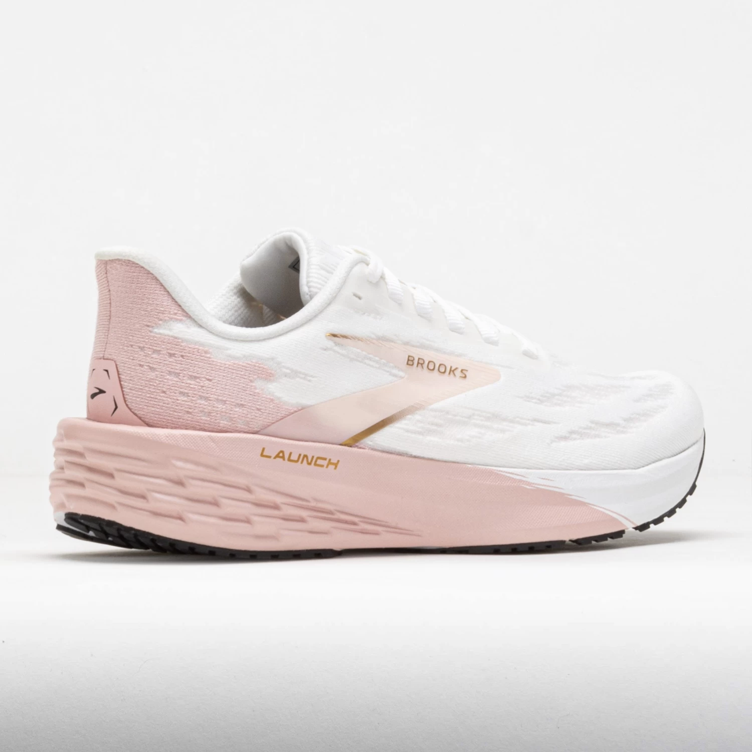 Brooks Launch 11 Women's White/Gold/Pink - Image 6