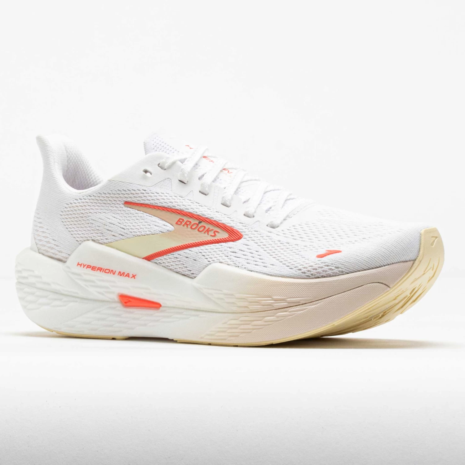 Brooks Hyperion Max 2 Women's White/Peach/Coral - Image 5