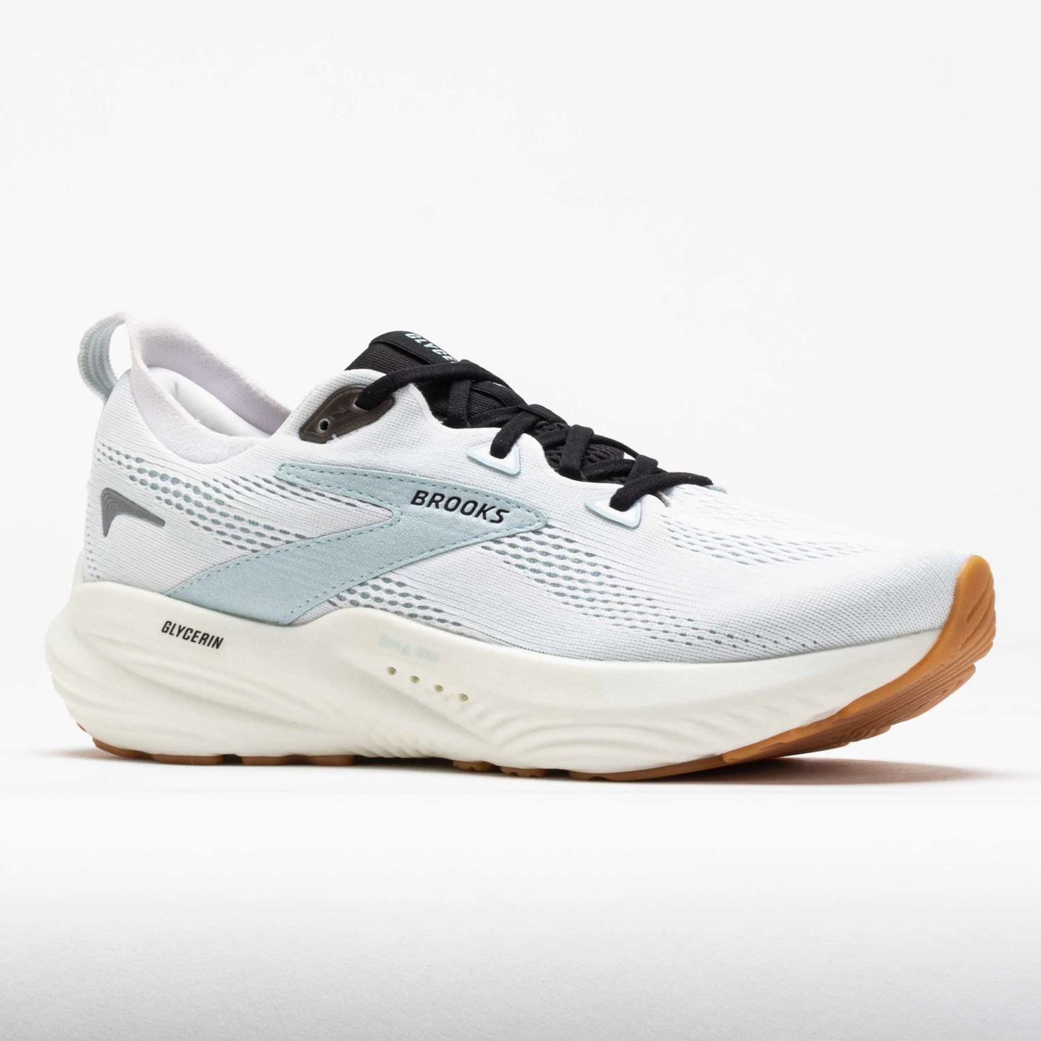 Brooks Glycerin 22 Men's Bright White/Winter Sky/Black - Image 5