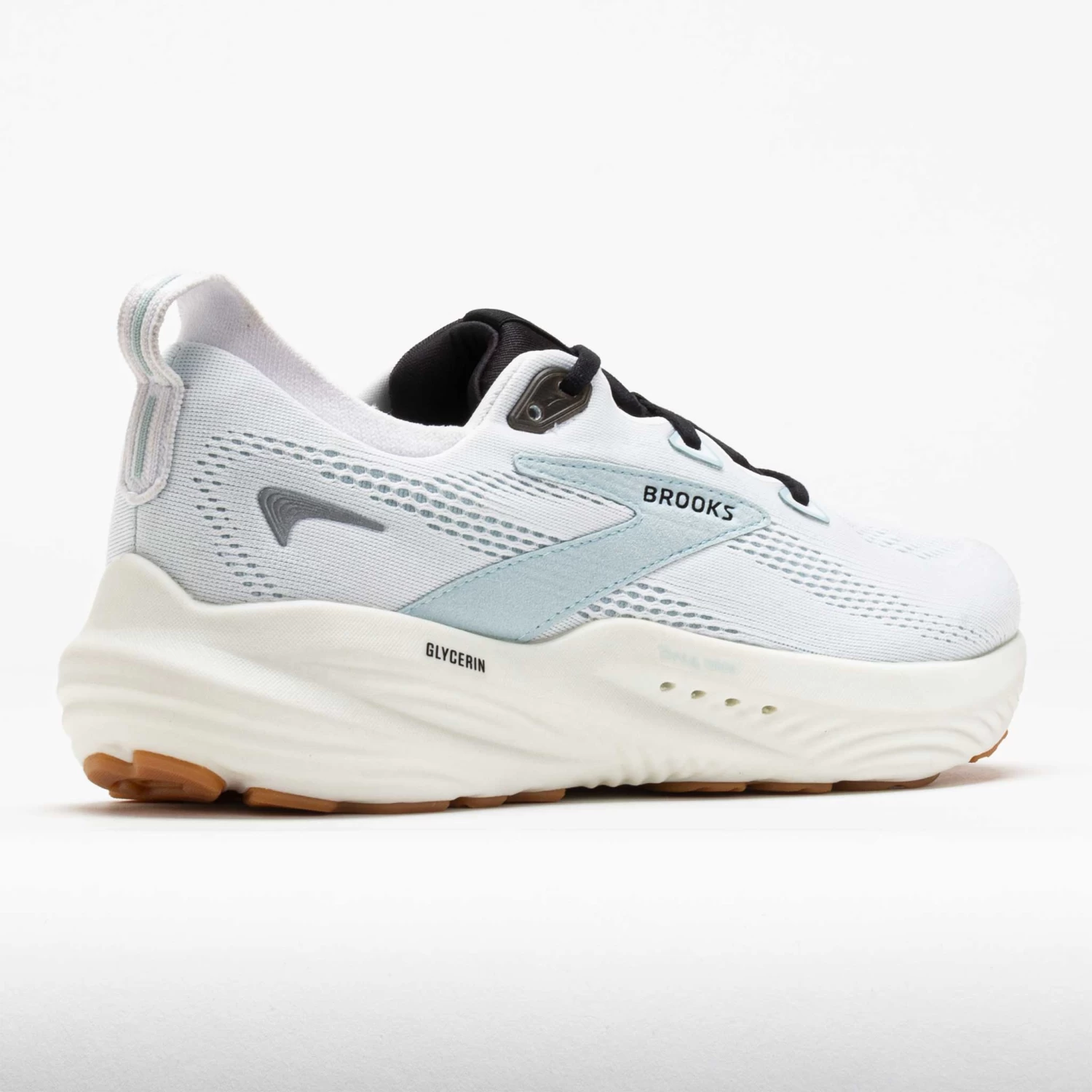 Brooks Glycerin 22 Men's Bright White/Winter Sky/Black - Image 6