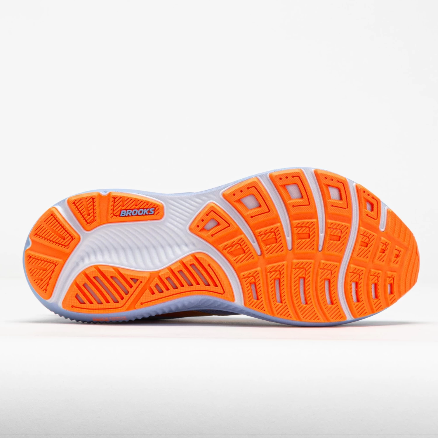 Brooks Ghost 17 Women's Blue Heron/White/Orange - Image 4