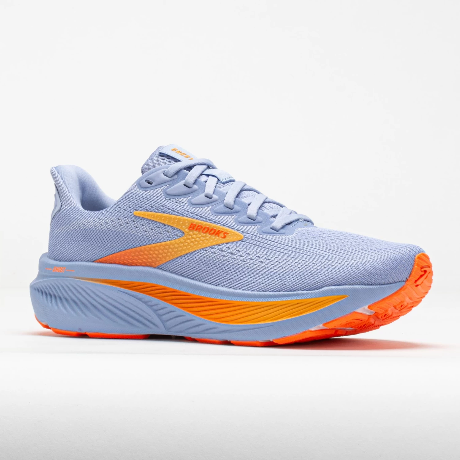 Brooks Ghost 17 Women's Blue Heron/White/Orange - Image 5