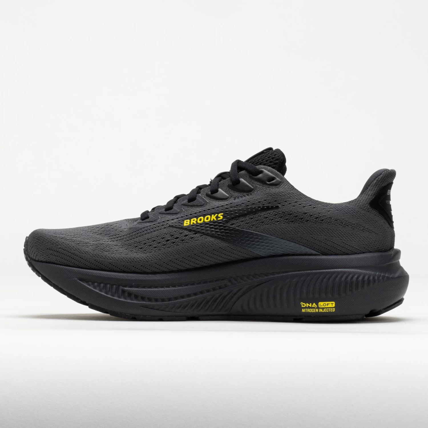 Brooks Ghost 17 Men's Ebony/Black/Yellow - Image 2