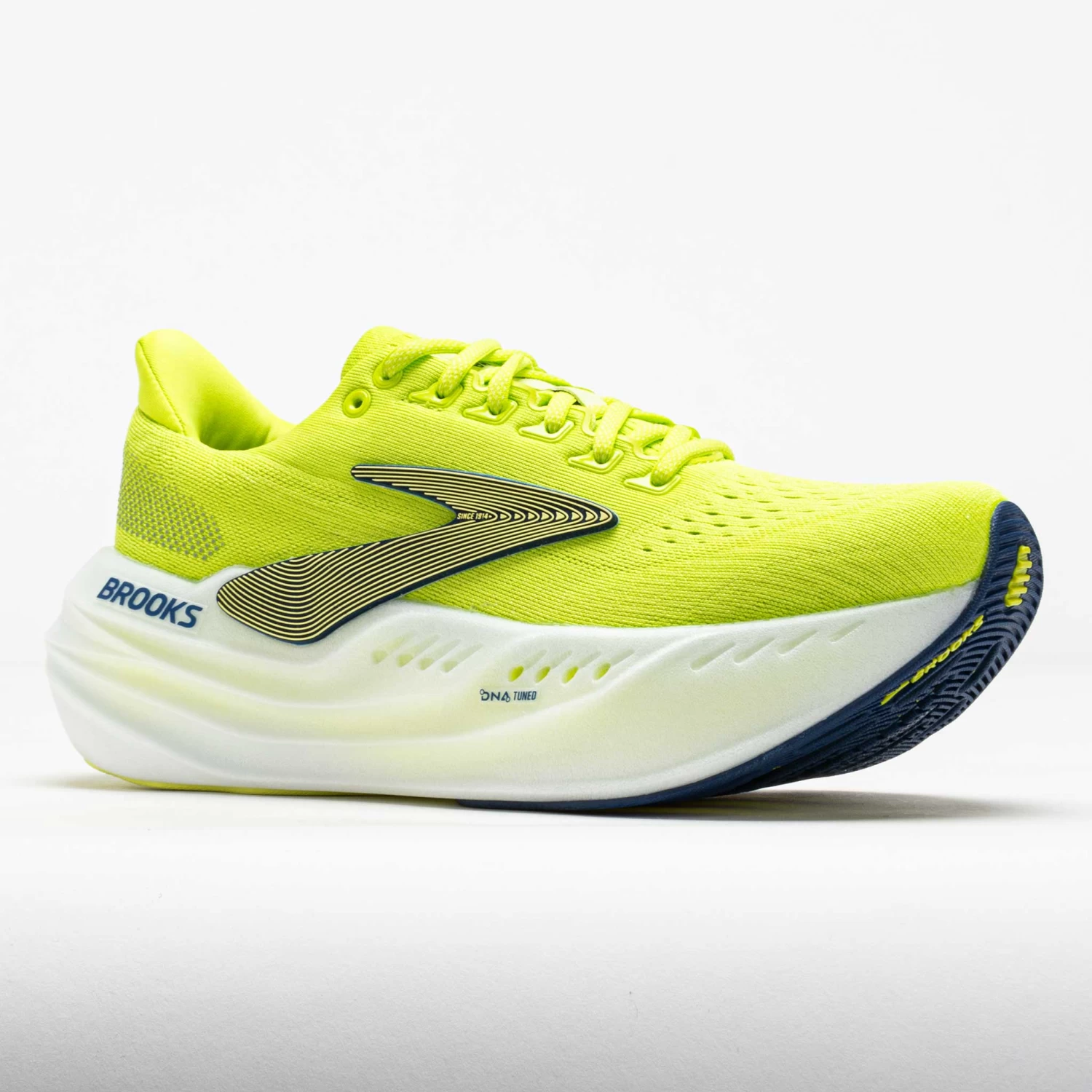 Brooks Glycerin Max Men's Lime/Navy Peony/White - Image 5