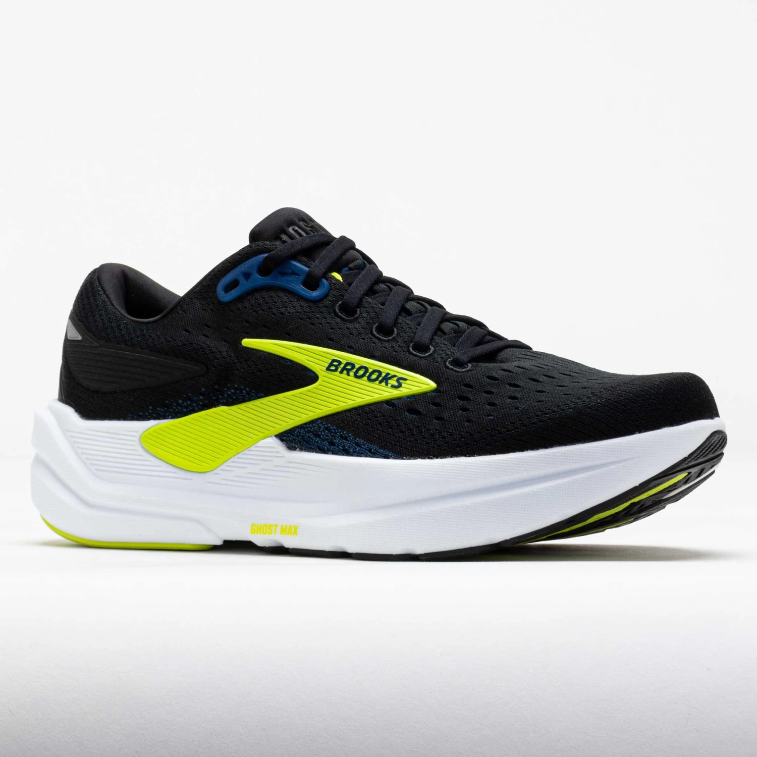 Brooks Ghost Max 3 Men's Black/Navy/Acid Lime - Image 5