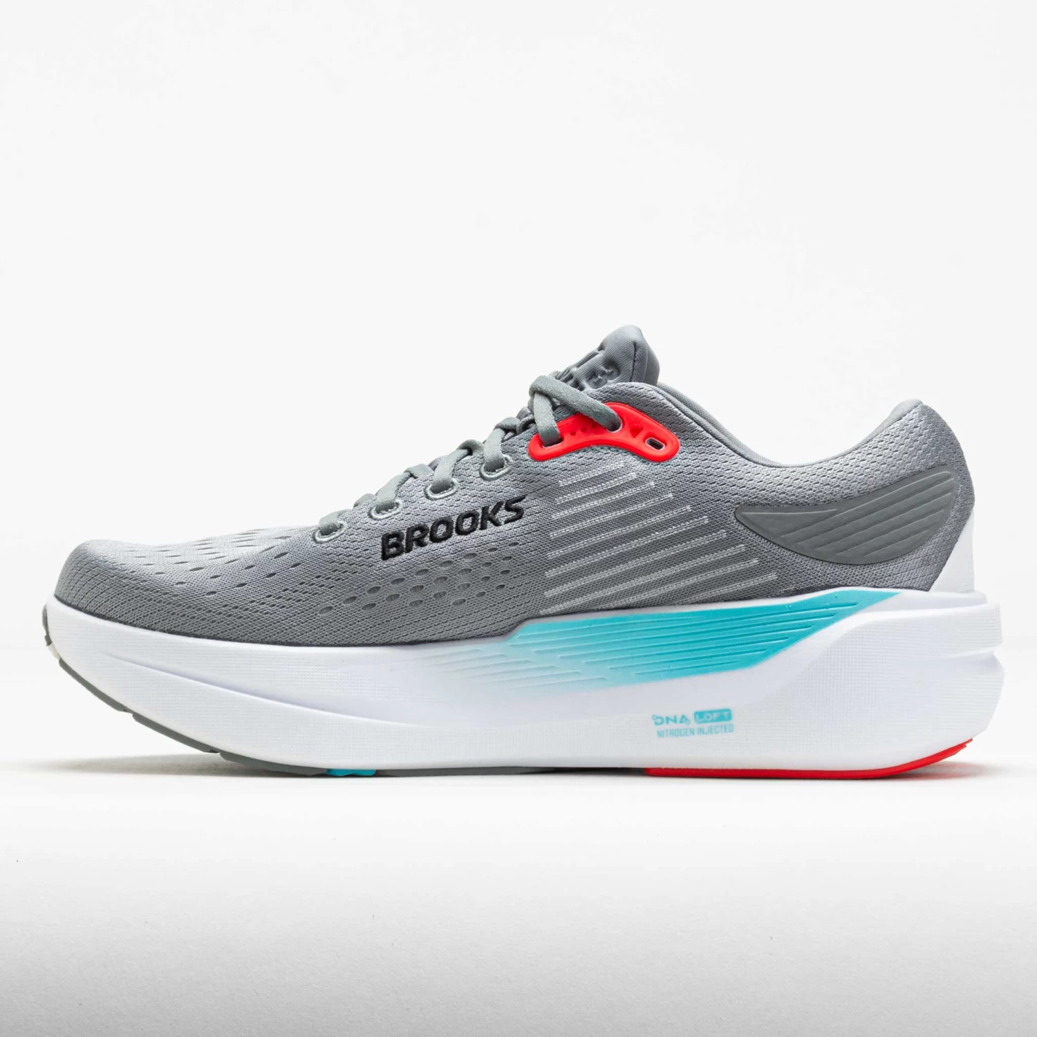 Brooks Ghost Max 3 Men's Primer Grey/Antarctica/Red - Image 2