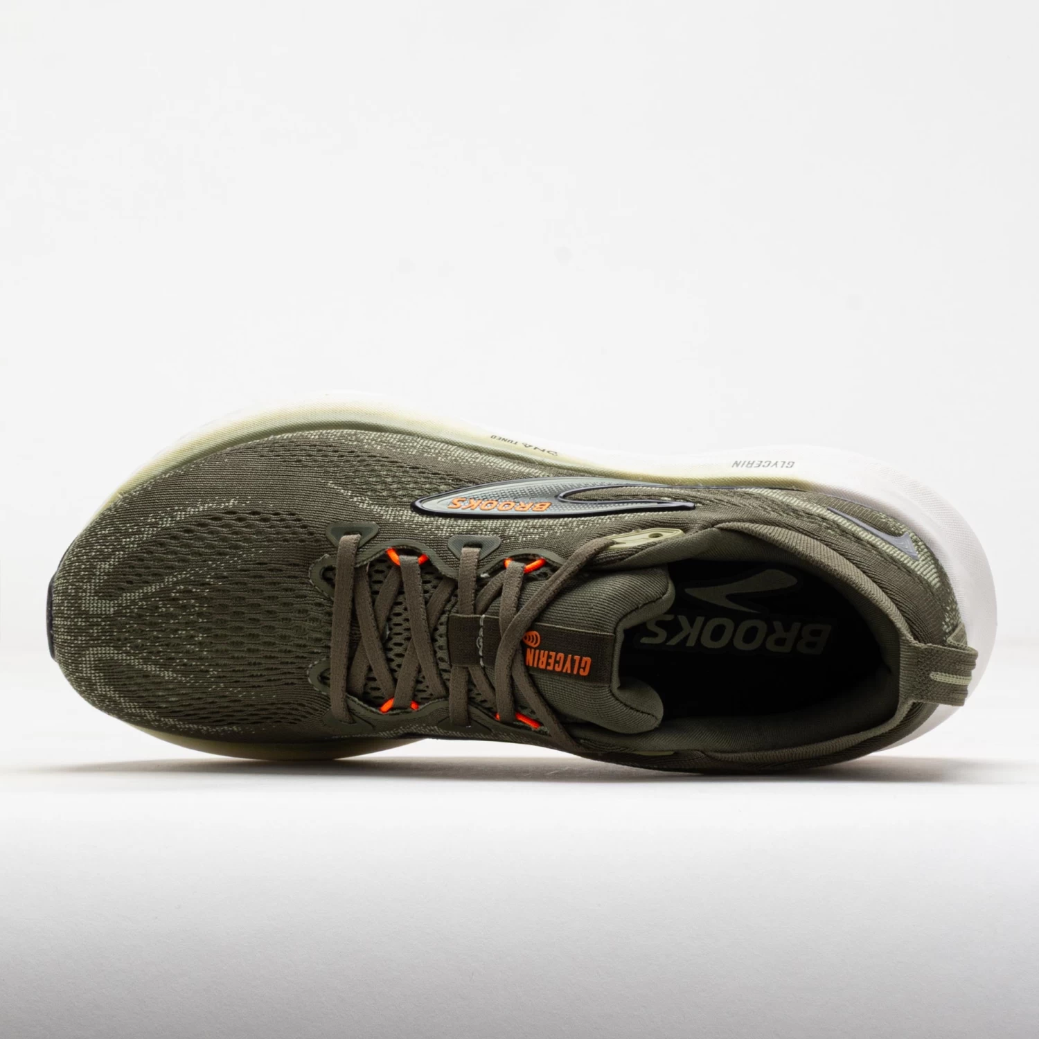 Brooks Glycerin 22 Men's Dusty Olive/Tea/Orange - Image 3