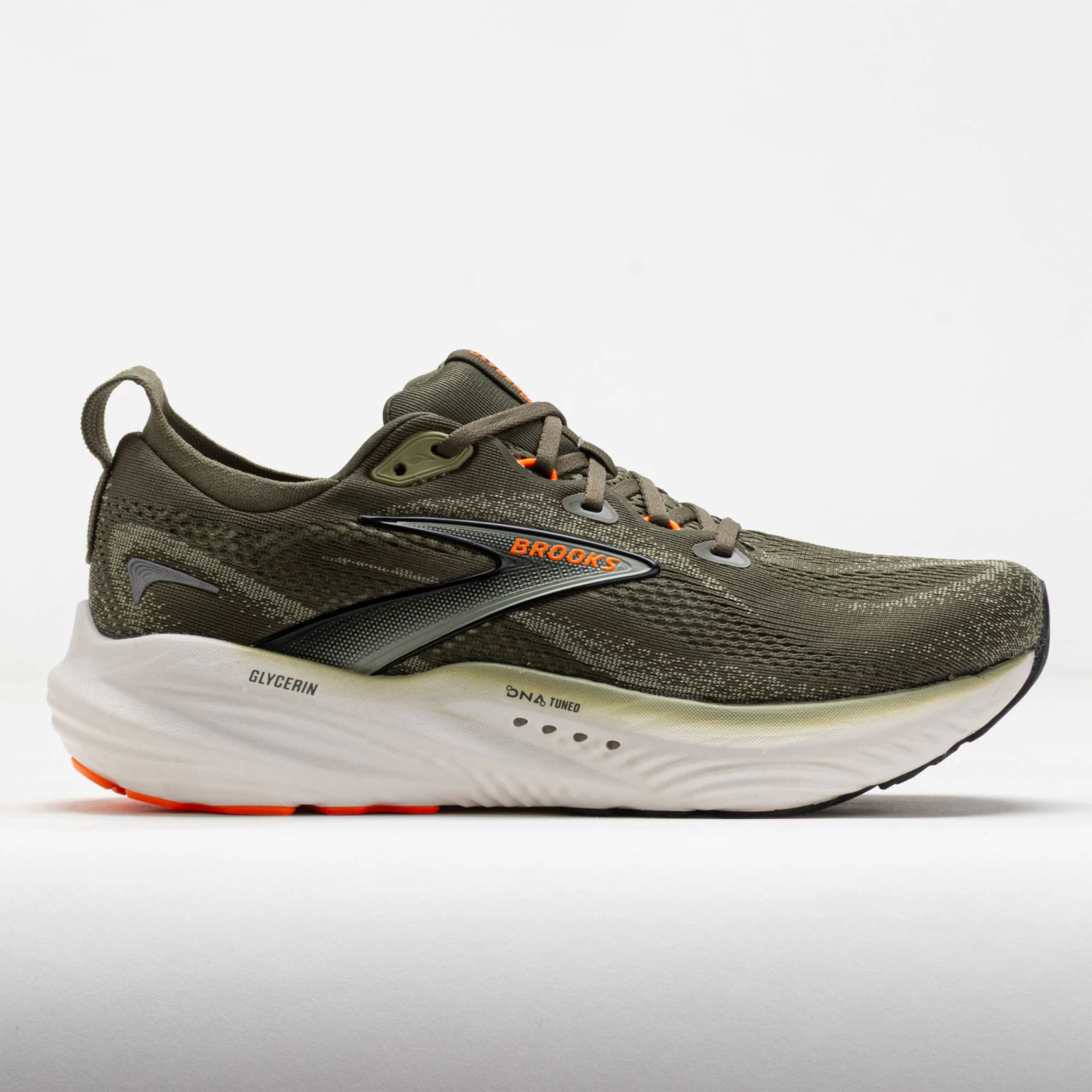 Brooks Glycerin 22 Men's Dusty Olive/Tea/Orange
