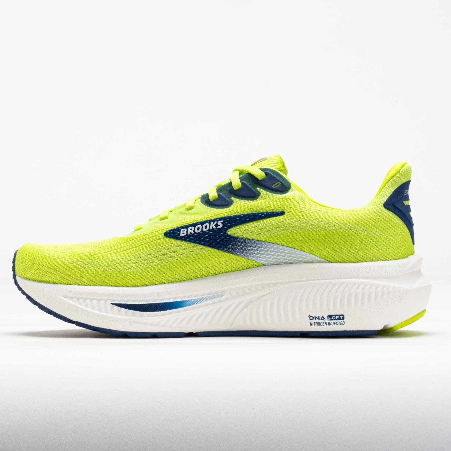 Brooks Ghost 17 Men's Acid Lime/Navy/White - Image 2