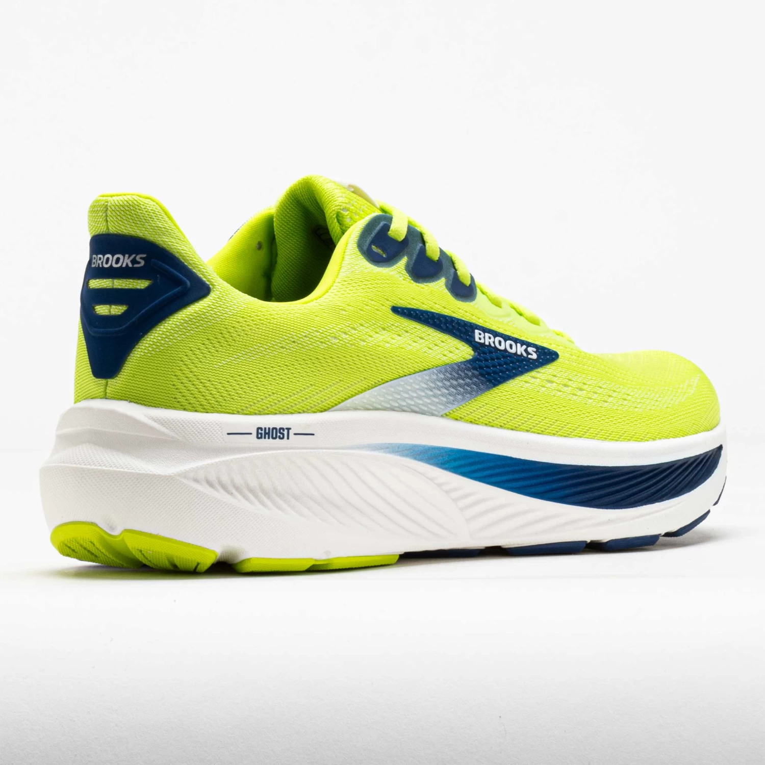 Brooks Ghost 17 Men's Acid Lime/Navy/White - Image 6