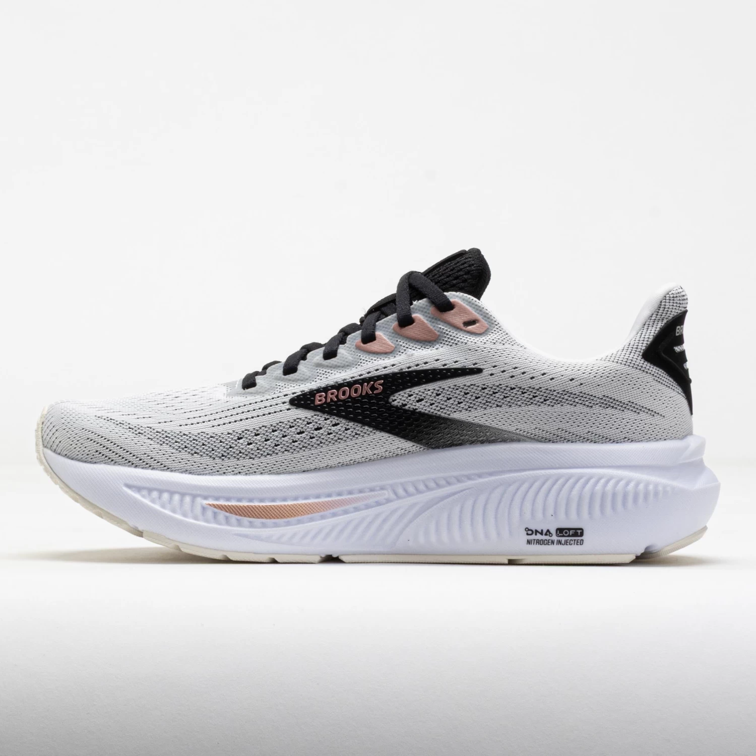 Brooks Ghost 17 Women's White/Black/Rose Gold - Image 2