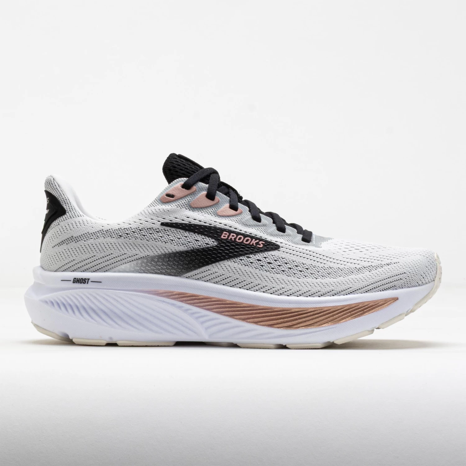 Brooks Ghost 17 Women's White/Black/Rose Gold