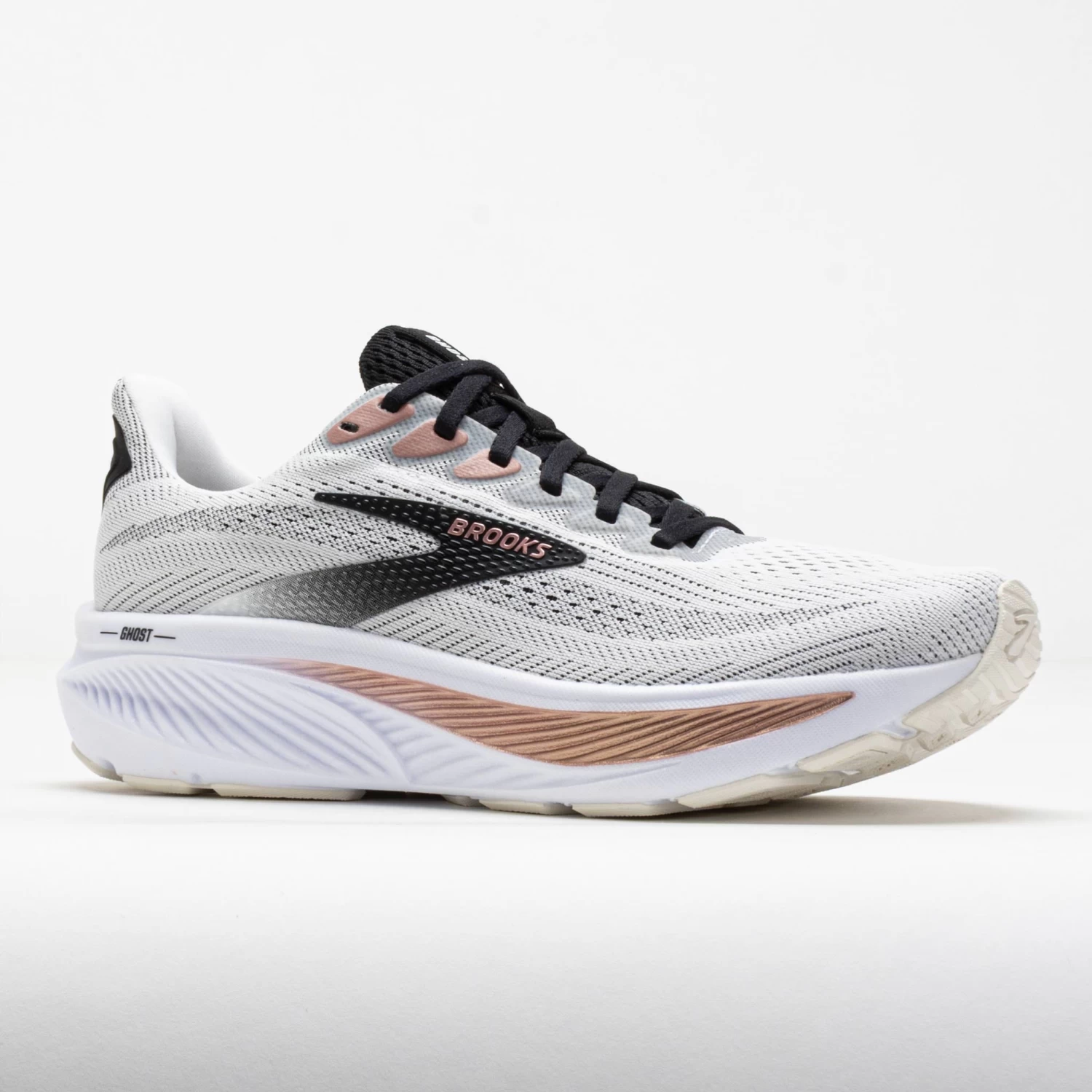 Brooks Ghost 17 Women's White/Black/Rose Gold - Image 5