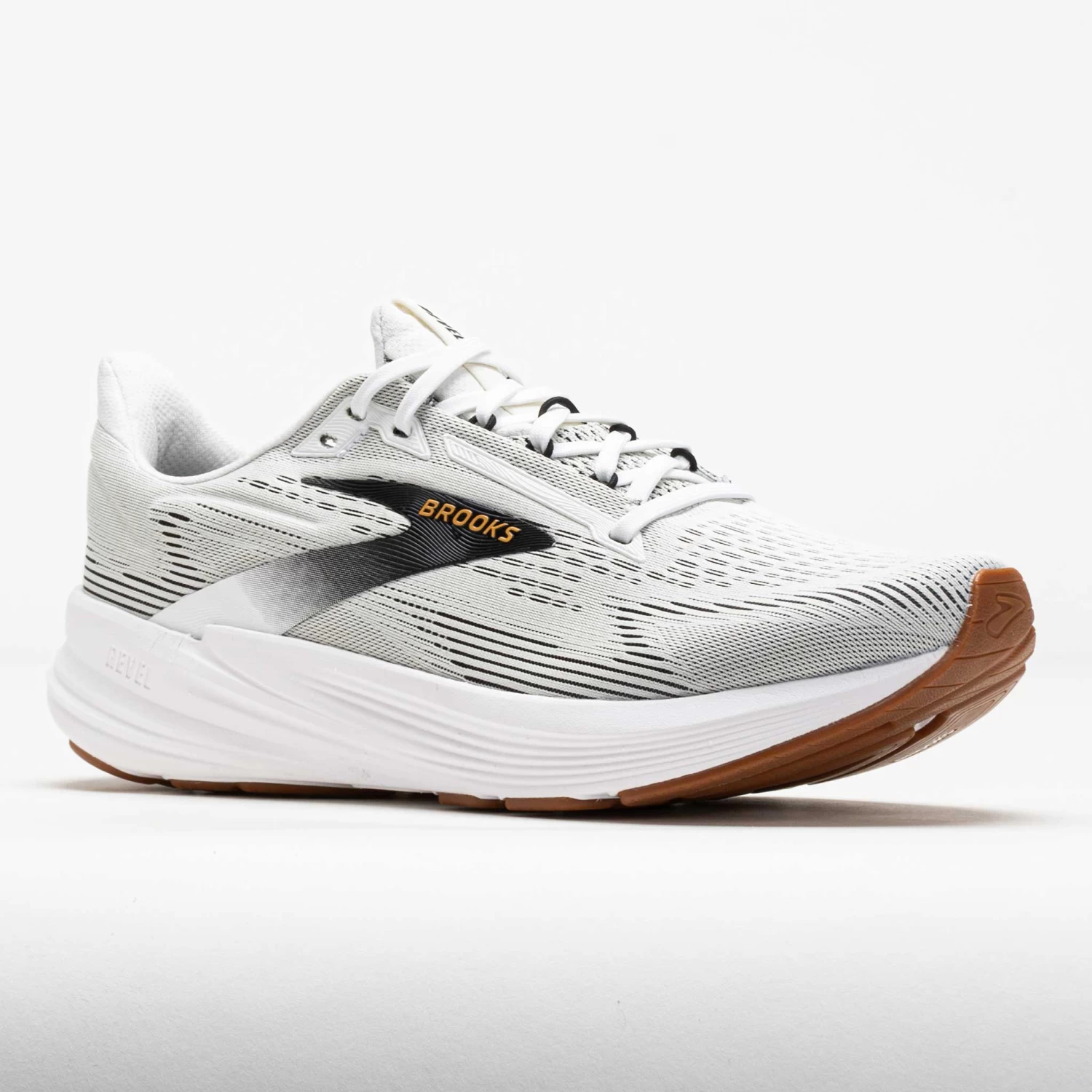 Brooks Revel 8 Men's White/Black/Oak Buff - Image 5