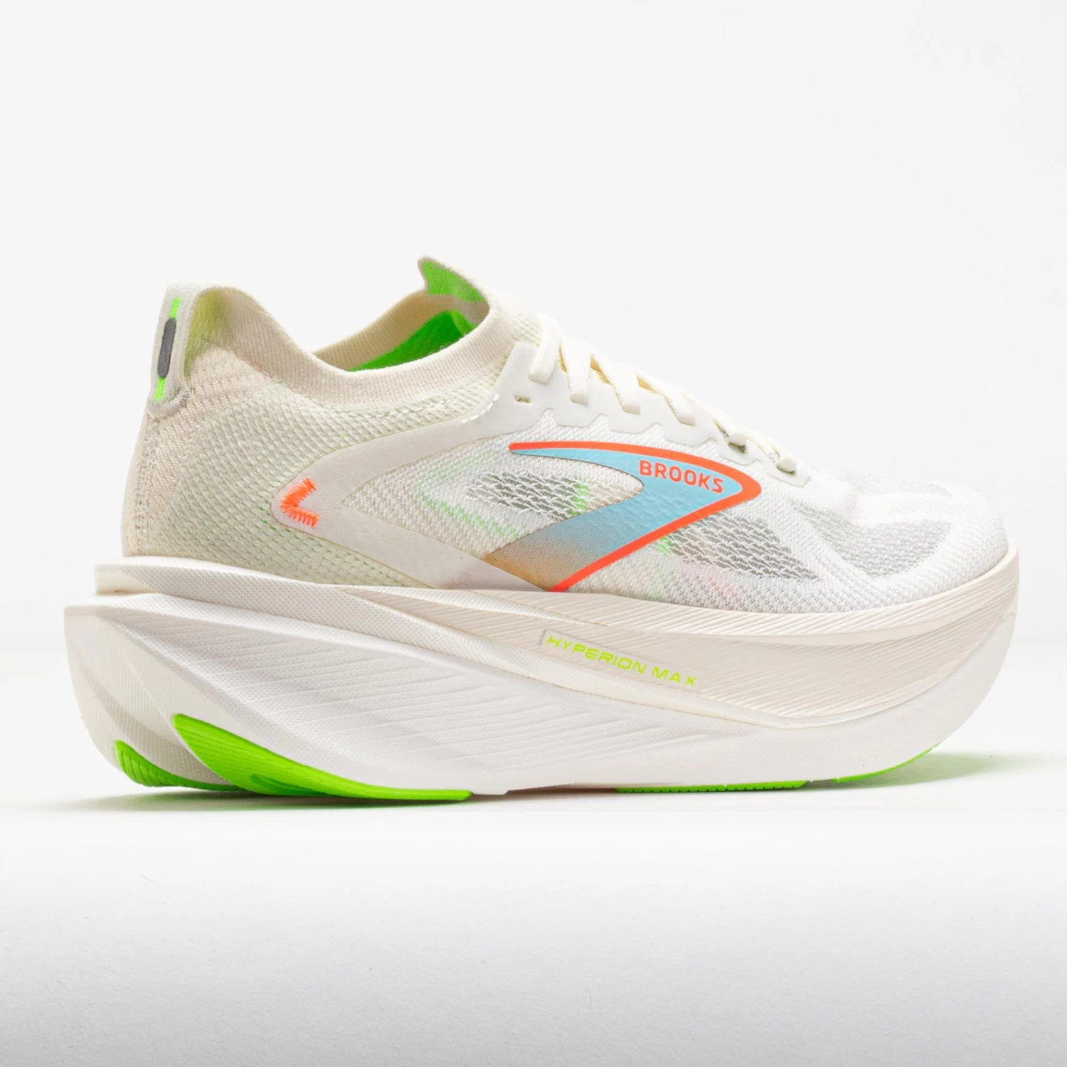 Brooks Hyperion Max 3 Men's Coconut/Green Gecko/Pink Clay - Image 6