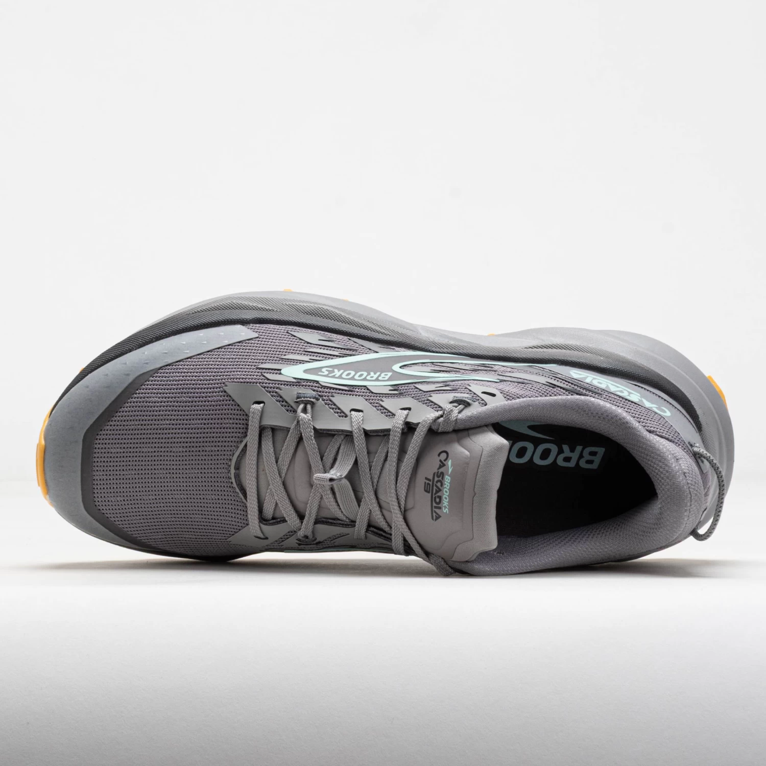 Brooks Cascadia 19 Men's Alloy/Ebony/Orange - Image 3