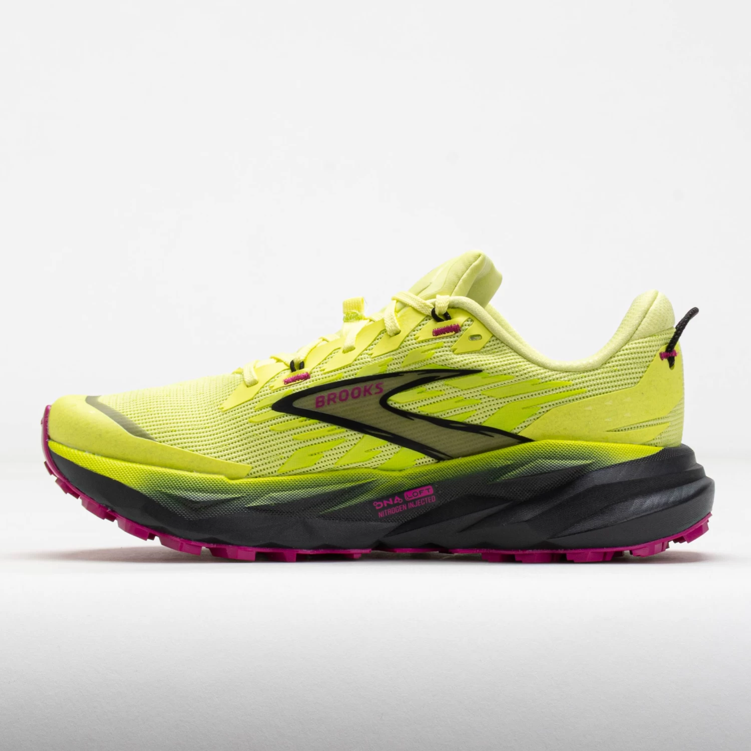 Brooks Cascadia 19 Women's Sunny Lime/Black/Magenta - Image 2