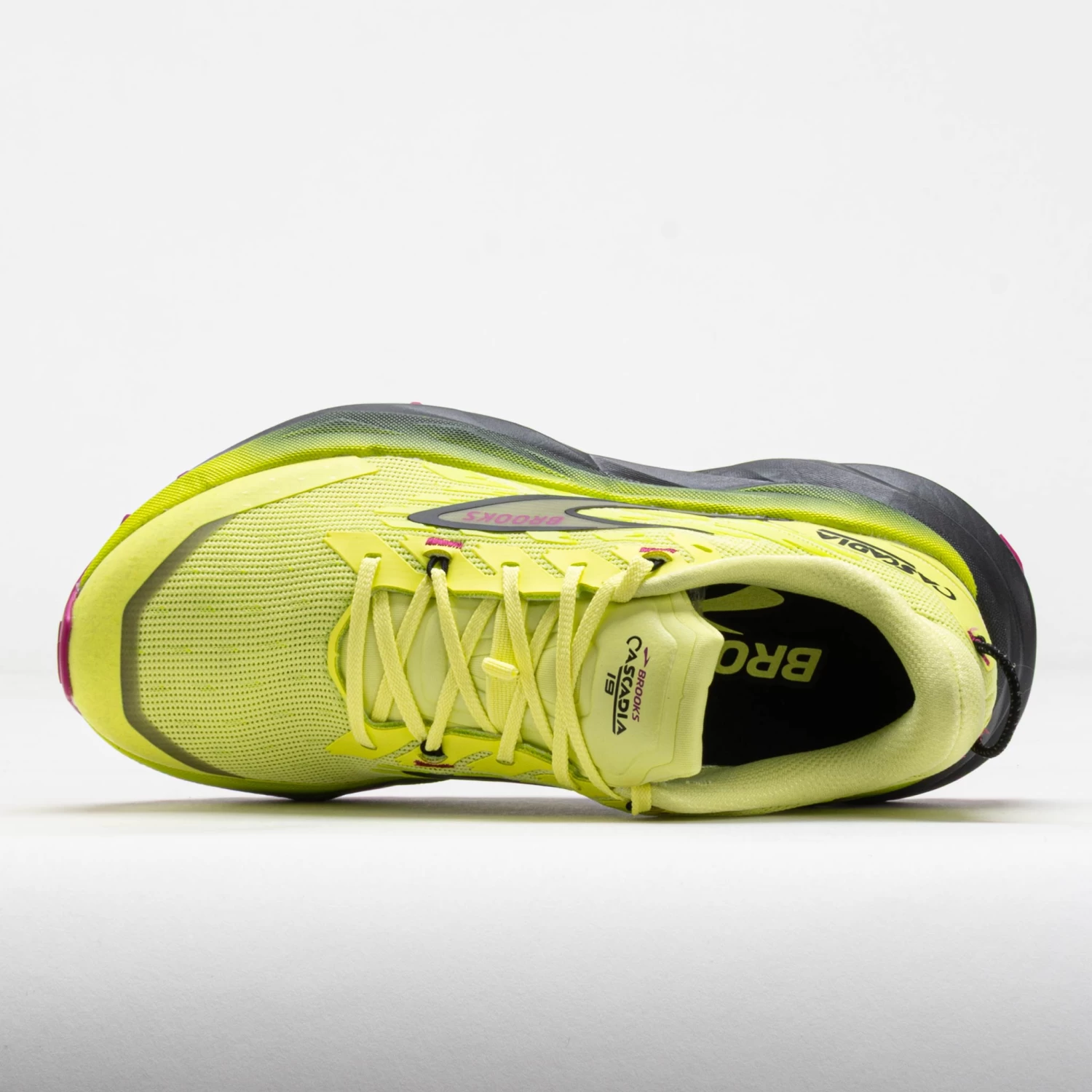 Brooks Cascadia 19 Women's Sunny Lime/Black/Magenta - Image 3
