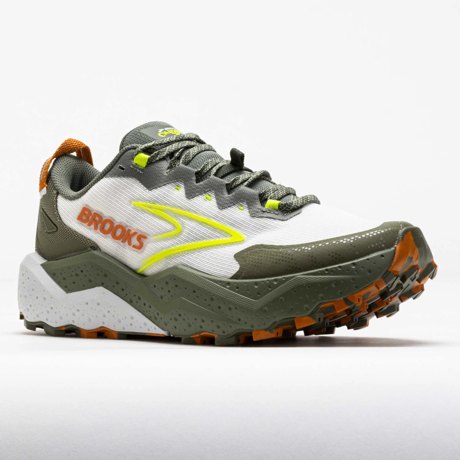 Brooks Caldera 8 Men's Dusty Olive/Lime/Oyster - Image 5