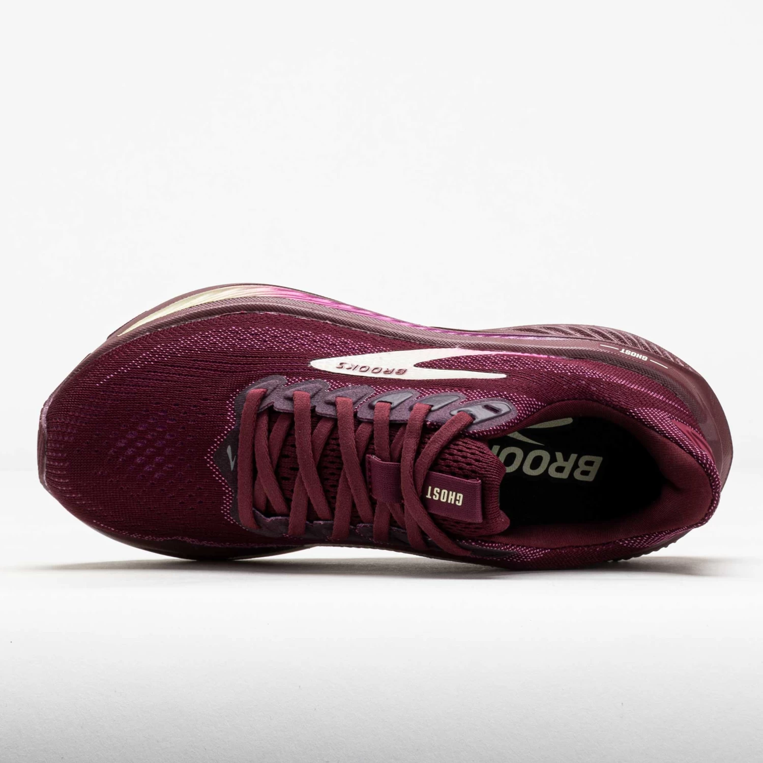 Brooks Ghost 17 Women's Burgundy/Pink/Green - Image 3