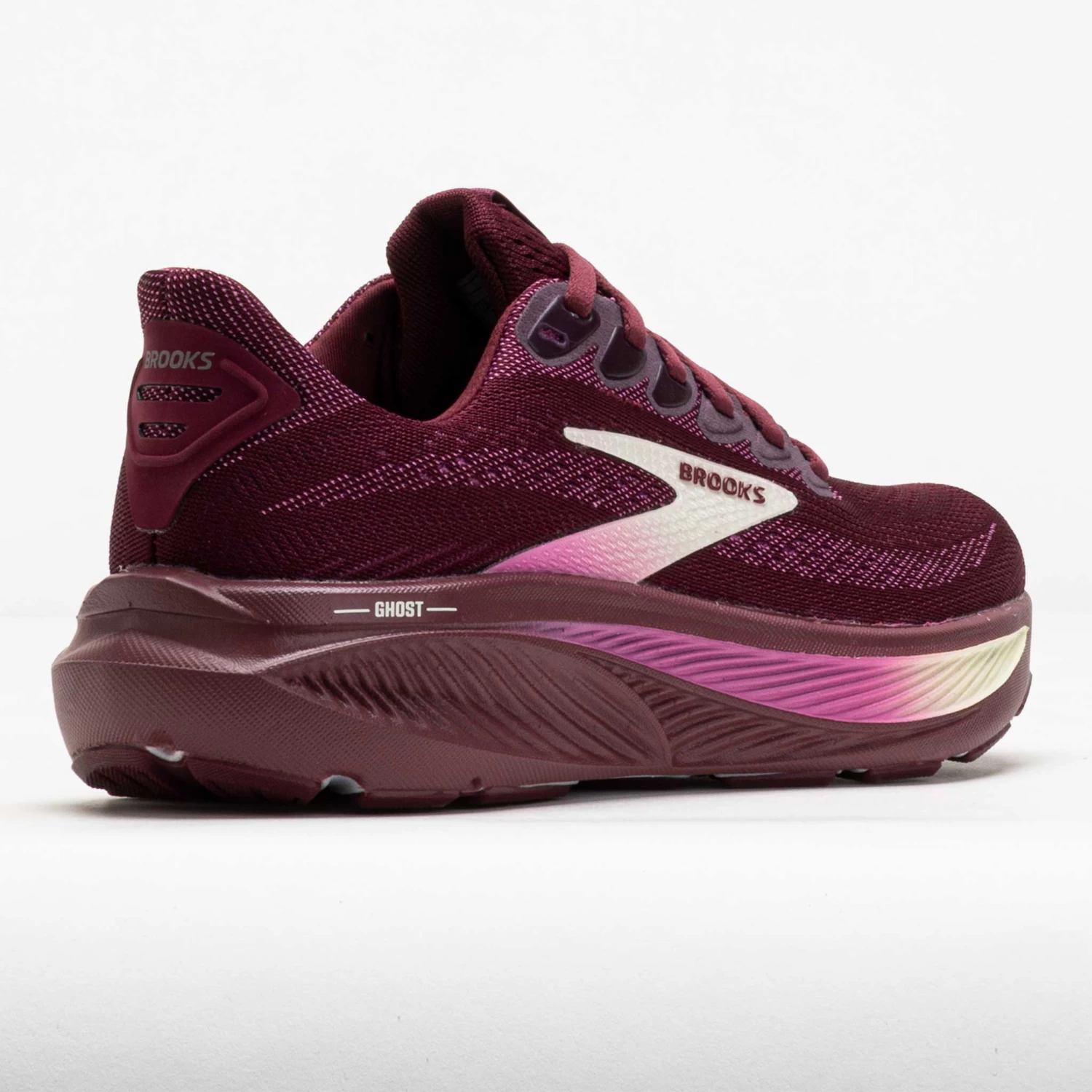 Brooks Ghost 17 Women's Burgundy/Pink/Green - Image 6