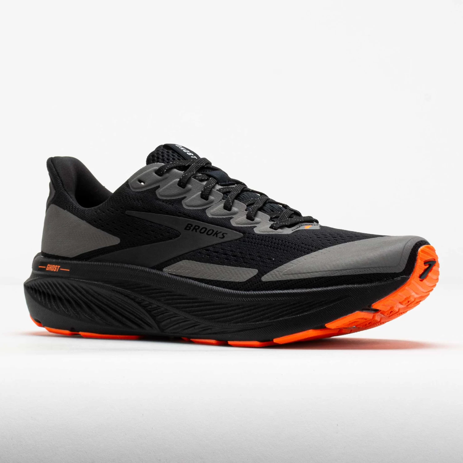 Brooks Ghost 17 Men's Black/Orange - Image 5
