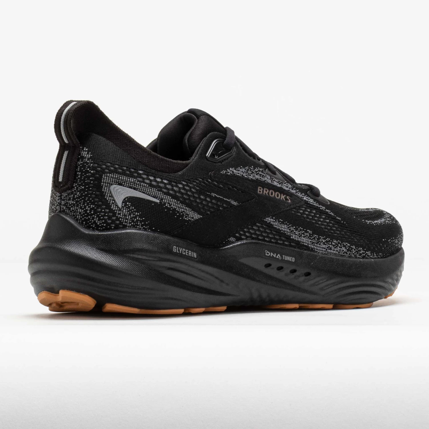 Brooks Glycerin 22 Men's Black/Primer Gray/Biscuit - Image 6