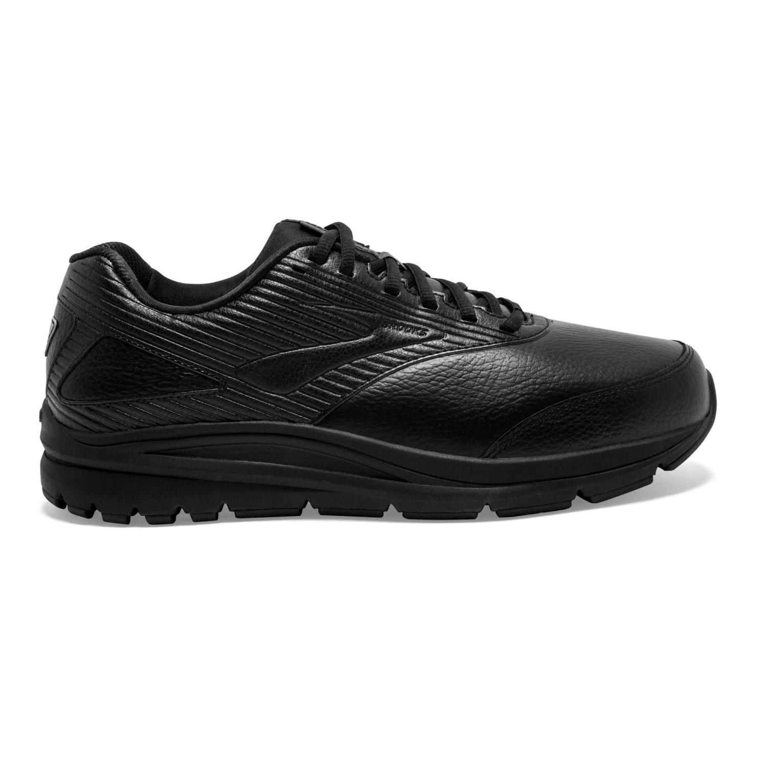BROOKS Men's Addiction Walker 2 Walking Shoe- Black/Black- Narrow (B) - Image 2