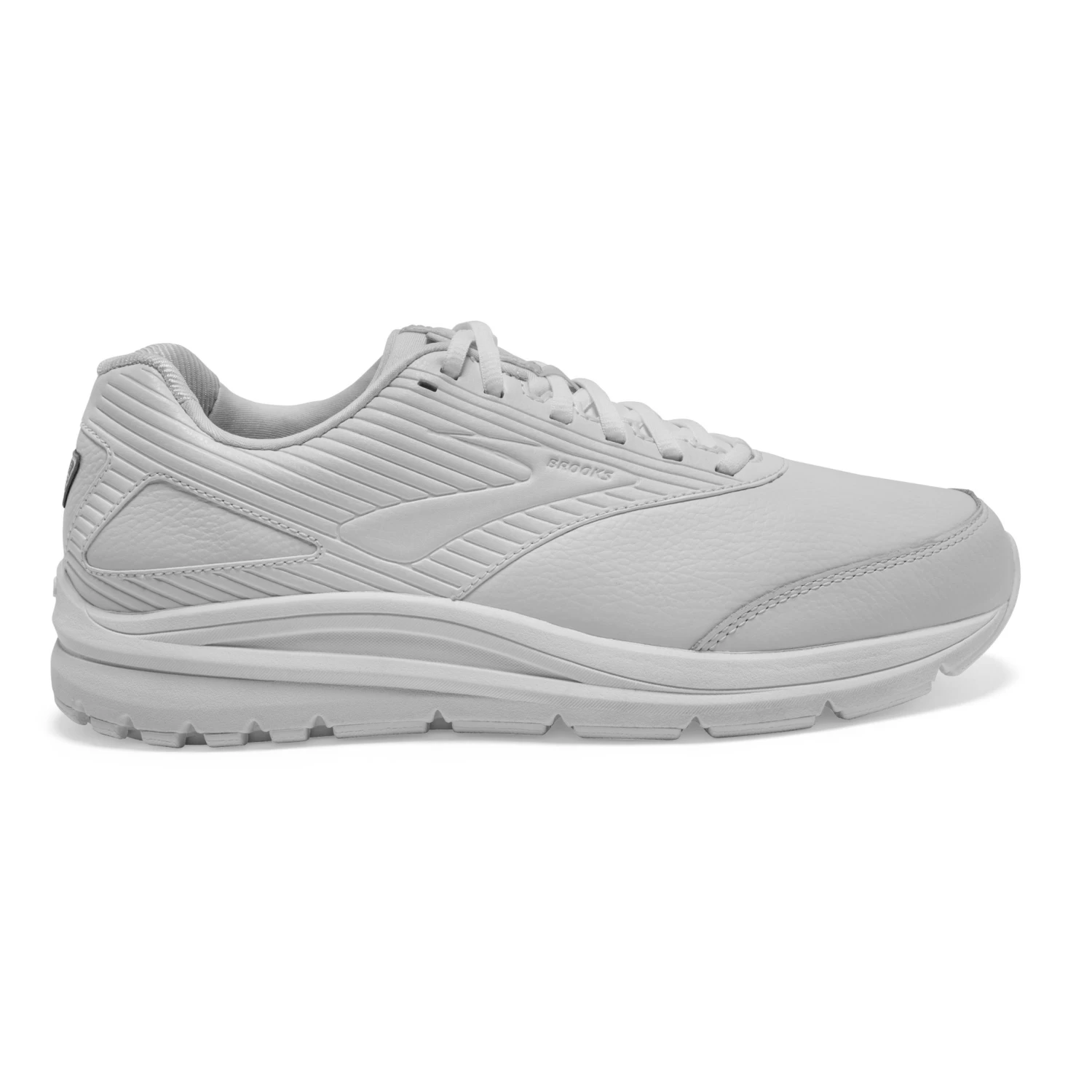 BROOKS Men's Addiction Walker 2 Walking Shoe - White/White- Regular (D) - Image 2