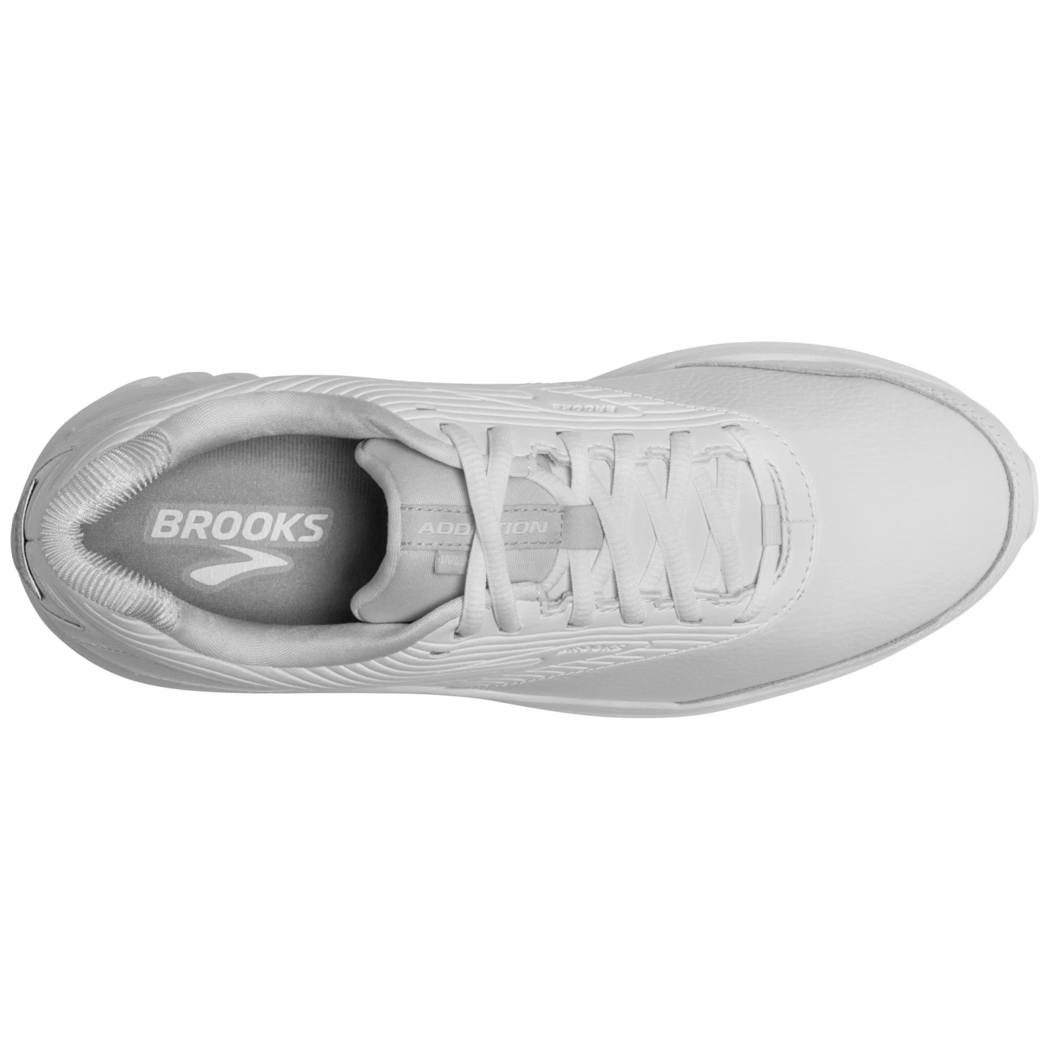 BROOKS Men's Addiction Walker 2 Walking Shoe- White/White- Extra Wide (4E) - Image 5