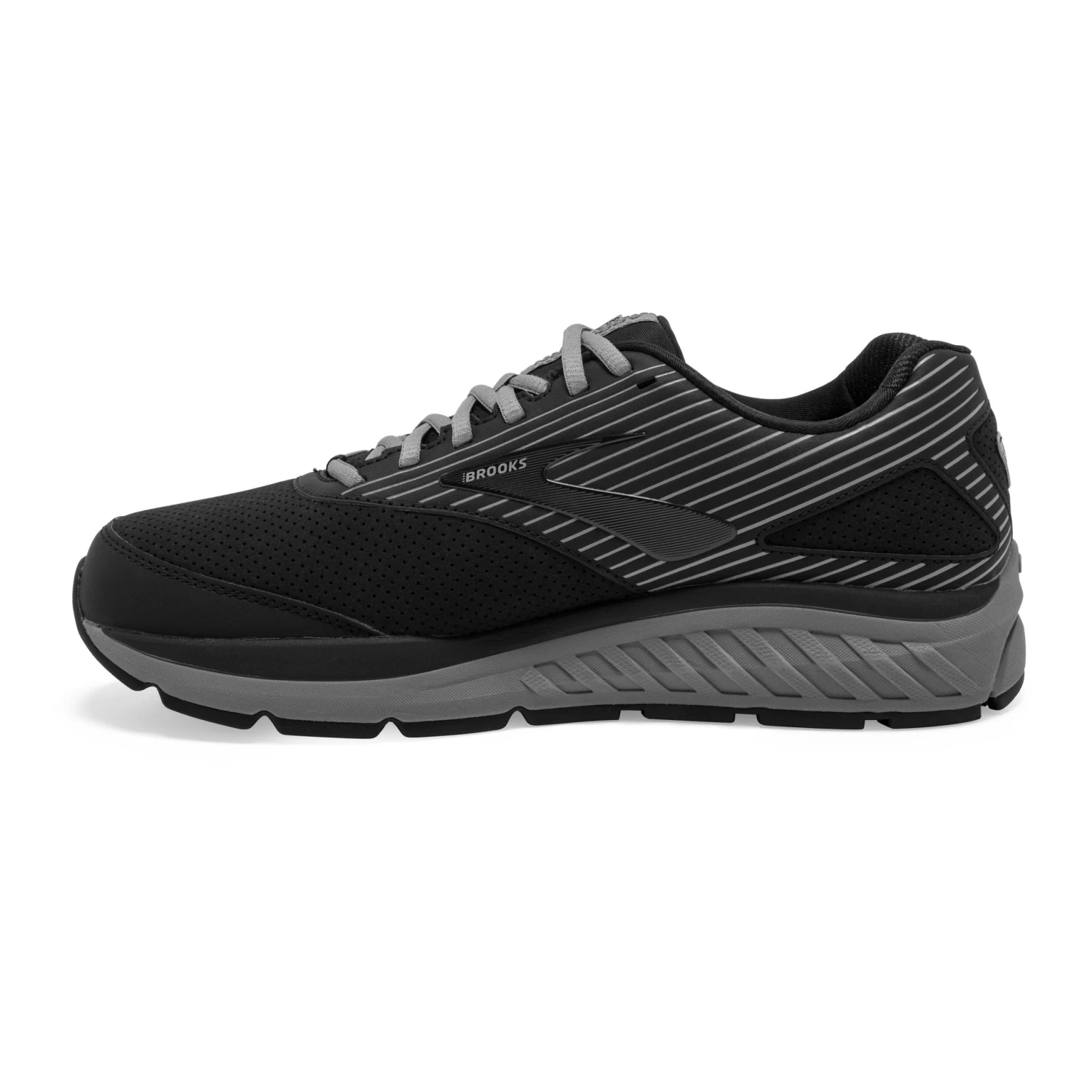 BROOKS Men's Addiction Walker Suede Walking Shoe - Black/Primer/Black - Regular (D) - Image 2
