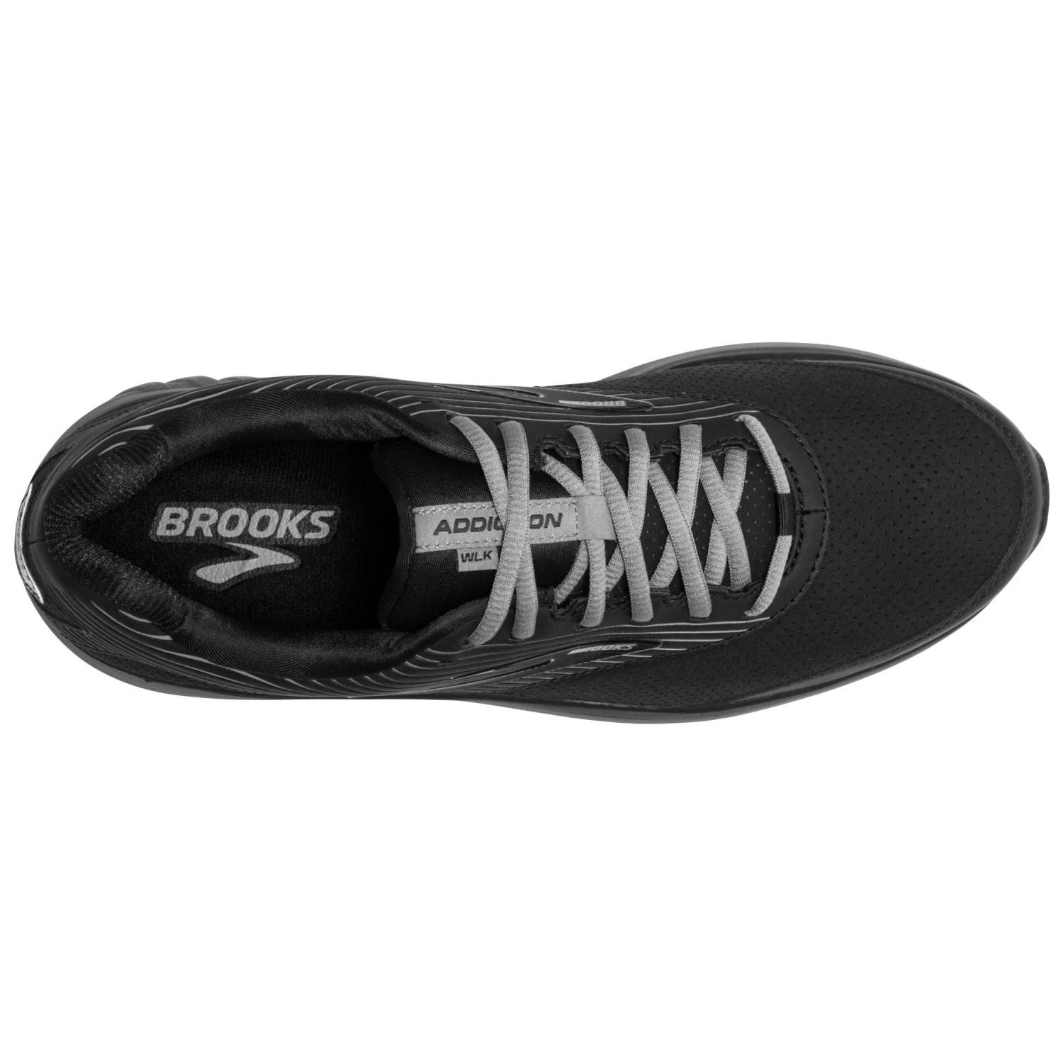 BROOKS Men's Addiction Walker Suede Walking Shoe - Black/Primer/Black - Regular (D) - Image 5