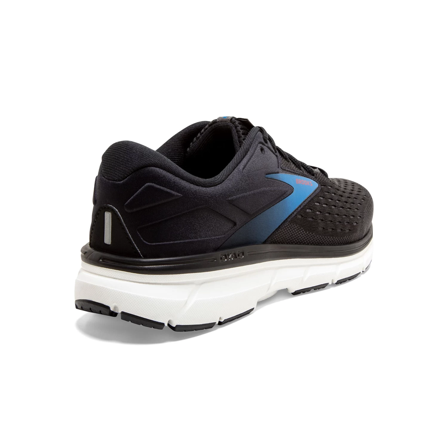 BROOKS Men's Dyad 11 Running Shoe - Black/Ebony/Blue - Regular (D) - Image 4