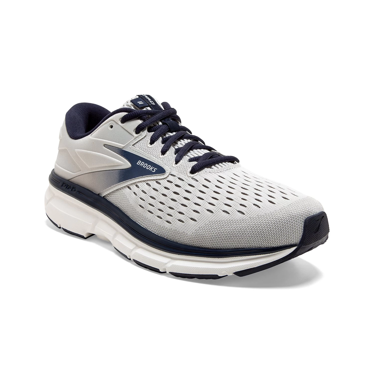 BROOKS Men's Dyad 11 Running Shoe - Antarctica/Grey/Peacoat - Regular (D) - Image 2