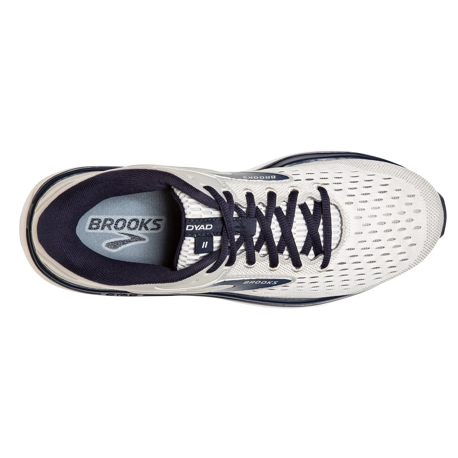 BROOKS Men's Dyad 11 Running Shoe - Antarctica/Grey/Peacoat - Regular (D) - Image 4