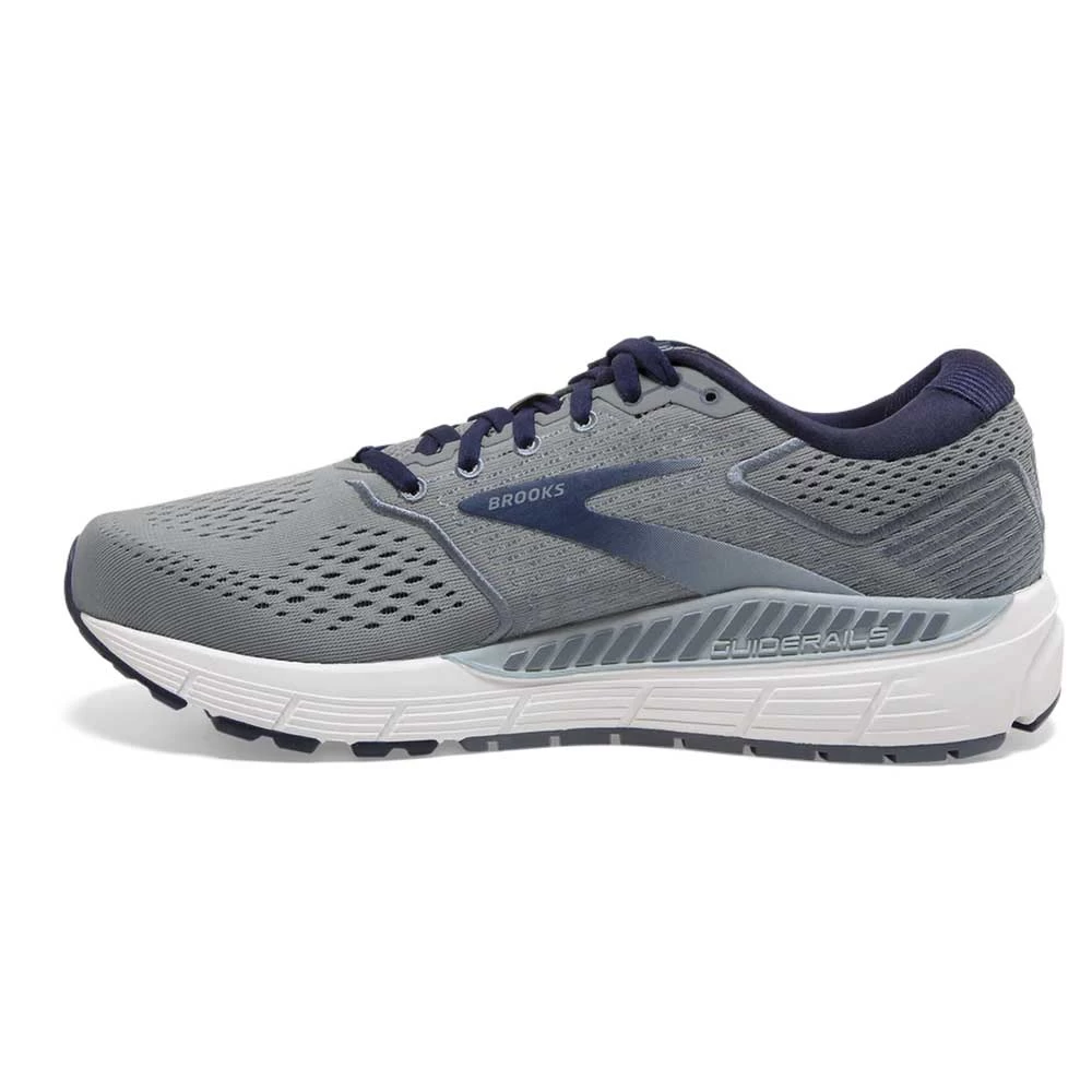 BROOKS Men's Beast 20 Running Shoe - Blue/Grey/Peacoat- Wide (2E) - Image 3